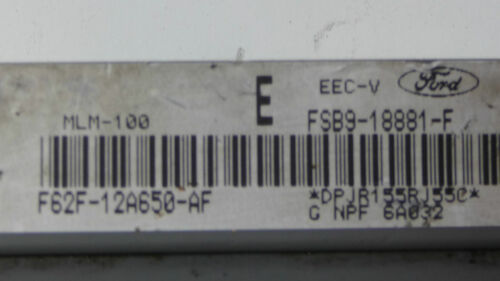 275-11 WARRANTY 1996 96 Mazda 626 Engine Control Computer Brain ECM ECU EBX