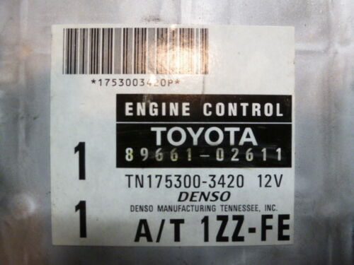 NY336-12 OEM WARRANTY 99 00 COROLLA ENGINE CONTROL COMPUTER MODULE ECM ECU BRAIN