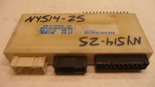 NY514-25 OEM WARRANTY 1996 1997 1998 BMW 528i 740i GENERAL CONTROL MODULE