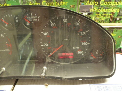 S1522 OEM WARRANTY 1998 1999 AUDI A6 INSTRUMENT CLUSTER SPEEDOMETER 187,699