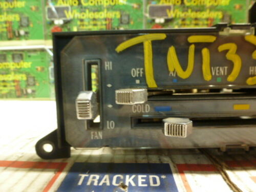 A130-13 OEM WARRANTY 1974 GRAND PRIX TEMP AC HEAT CLIMATE CONTROL UNIT