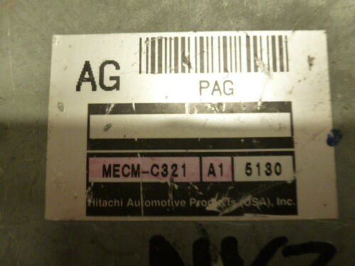 NY301-7 OEM WARRANTY 1994 1995 NISSAN QUEST ENGINE CONTROL COMPUTER ECM ECU