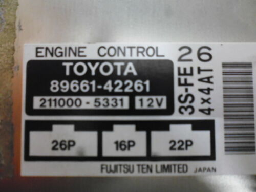 NY569-4 OEM WARRANTY 1996 1997 TOYOTA RAV4 ENGINE CONTROL MODULE ECM ECU