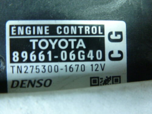 NY129-21 OEM WARRANTY 2008 2009 CAMRY 4CYL AT ENGINE CONTROL BRAIN ECM ECU EBX