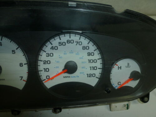 SM424 OEM WARRANTY 2001 2002 2003 DODGE STRATUS Instrument Cluster Speedometer