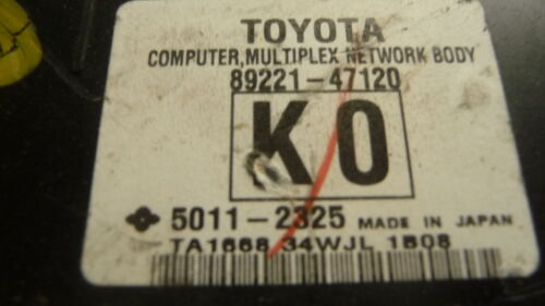 NY460-2 OEM WARRANTY 2011 TOYOTA PRIUS FUSE BOX ENGINE RELAY CONTROL MODULE