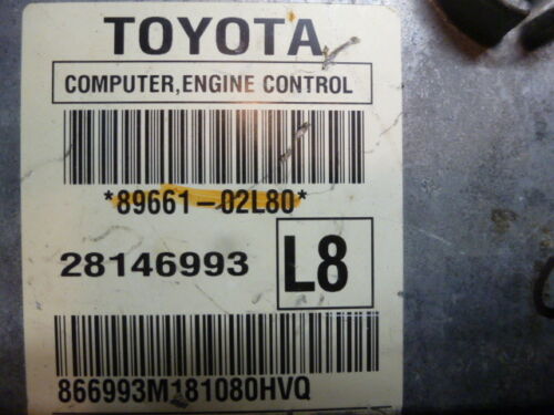 NY380-3 OEM WARRANTY 2009 TOYOTA COROLLA MATRIX ENGINE CONTROL COMPUTER ECM ECU